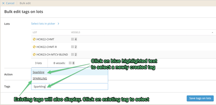 Add,edit,remove tags_add new