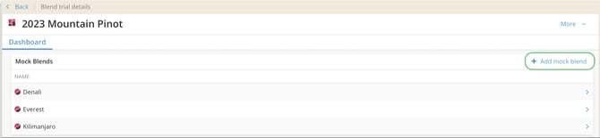 Blend Trials-mock blend