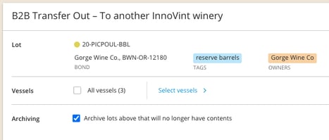Bond to Bond Transfers-out another IV