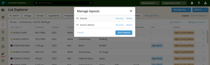 CA_Manage Layout