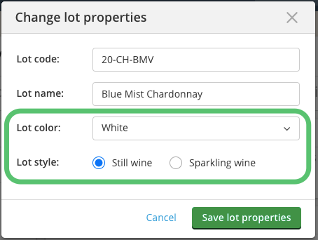 Change_lot_properties