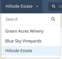 Cost Reports & Reconciliation-switch winery account