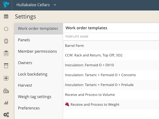 Creating Work Order Templates-edit delete