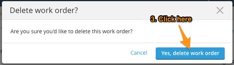 Deleting a Work Order-3