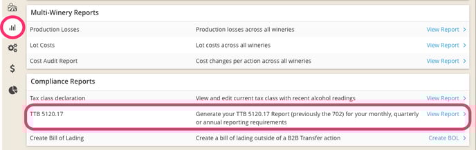 Generate and Download the TTB 5120.17 Report-explorer