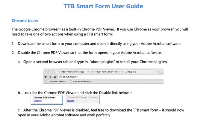 Generate and Download the TTB 5120.17 Report-smart form user guide