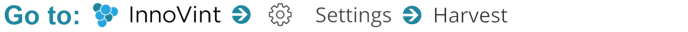 Harvest Settings (Receive Fruit options and Expected Yield)-order