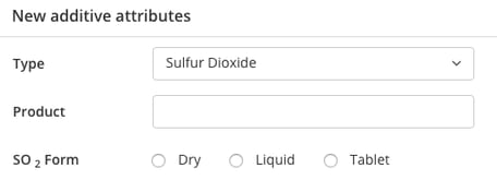 How InnoVint is calculating SO2 additions-select type