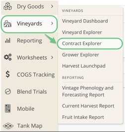 How to Add and Remove Fruit Costs-menu contract explorer