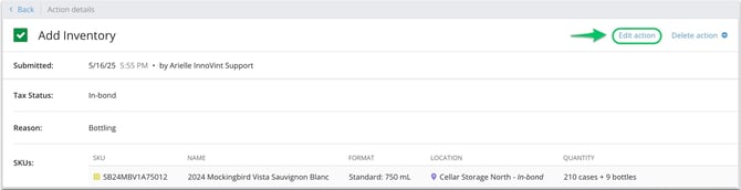 How to Edit or Delete Inventory Actions_Action Details Page_Edit_annotated