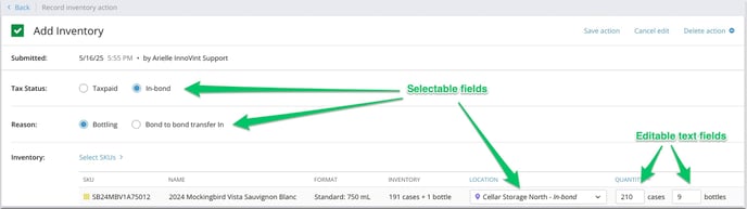 How to Edit or Delete Inventory Actions_Edit action_Annotated