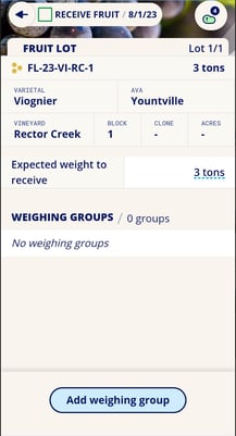 How to Receive Fruit-adv weigh group