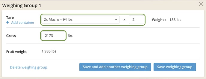 How to Receive Fruit-save weight group