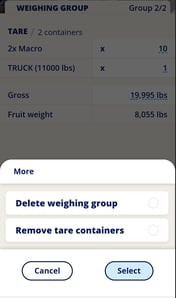 How to Receive Fruit-weigh group more