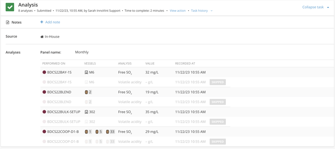 How to Record Analysis via Direct Action or Work Order Task-record2