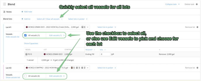 How to Record a Blend-vessels