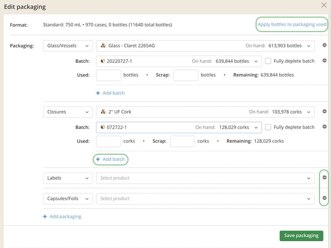 How to Record a Bottling-edit packaging