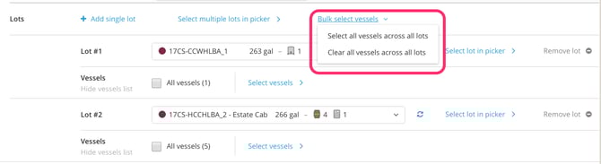 How to Record an Addition-bulk vessels