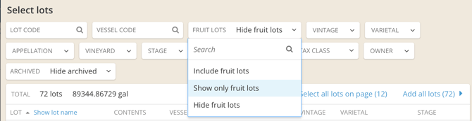 How to archive_delete_fruit lots bulk