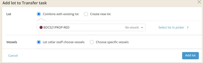 How to edit a work order_add lot