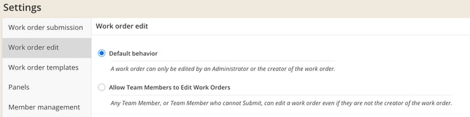 How to edit a work order_permissions