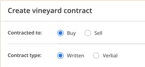 How to manage vineyard contracts-create