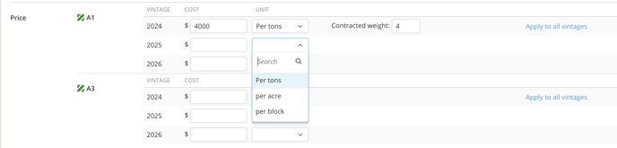 How to manage vineyard contracts-price
