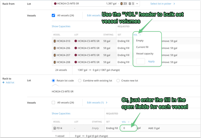 How to set ending fill_fill fields