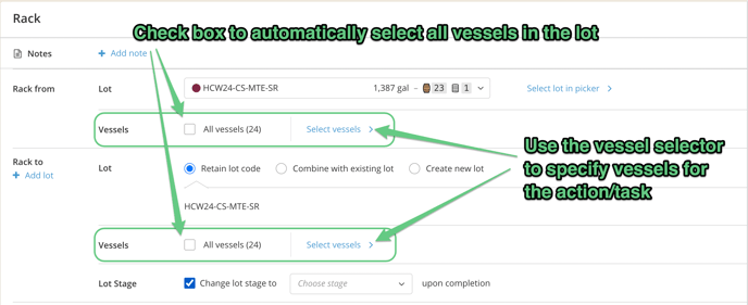 How to set ending fill_select vessels