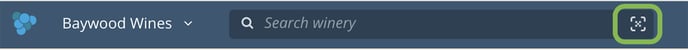 How to use QR codes in InnoVint-search bar