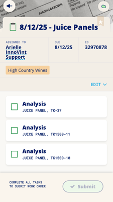 InnoApp - Analysis Meta Data