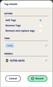 InnoApp How to Add Remove or Replace Vessel Tags-confirm tag record