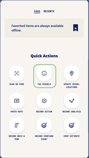 InnoApp How to Add Remove or Replace Vessel Tags-quick action menu