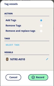 InnoApp How to Add Remove or Replace Vessel Tags-quick action tag