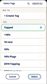 InnoApp How to Add Remove or Replace Vessel Tags-select