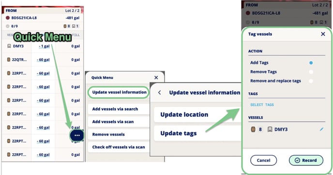 InnoApp How to Add Remove or Replace Vessel Tags-via bulk work order