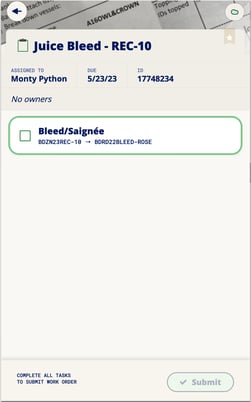 InnoApp How to Bleed Saignee-task
