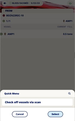 InnoApp How to Bleed Saignee-vessels via scan