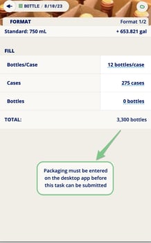 InnoApp How to Bottle-enter on desktop prior to submit