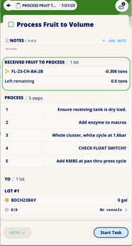 InnoApp How to Process Fruit to Volume & Weight-2 process