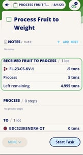 InnoApp How to Process Fruit to Volume & Weight-process to volume