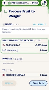 InnoApp How to Process Fruit to Volume & Weight-rcvd to process