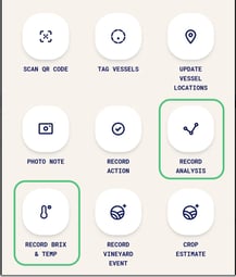InnoApp How to Record Analysis-brix and temp
