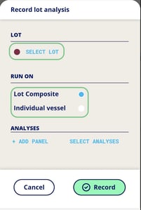 InnoApp How to Record Analysis-comp vs indv