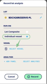 InnoApp How to Record Analysis-indv vessel