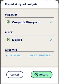 InnoApp How to Record Analysis-record block