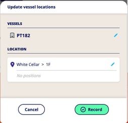 InnoApp How to update Vessel location-record location