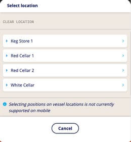 InnoApp How to update Vessel location-select location