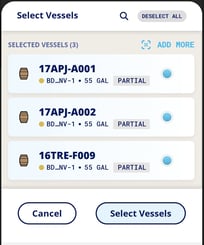 InnoApp How to update Vessel location-select