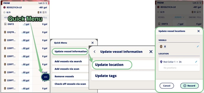 InnoApp How to update Vessel location-update via wo